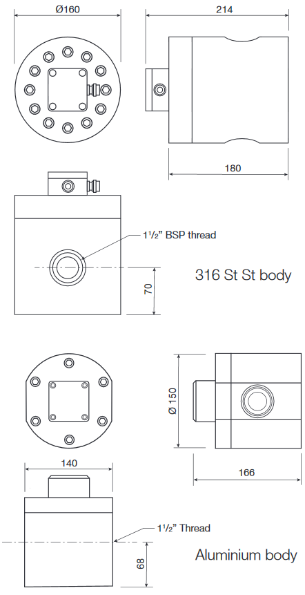 Dimension Oval Gear Meter 200L Min Ovalradzaehler 200L Min Og6